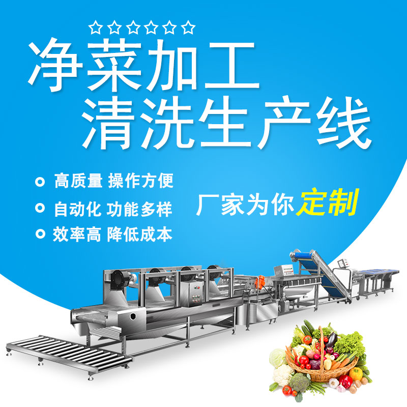 淨菜加工清洗生（shēng）產線